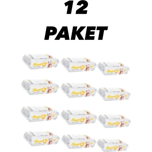 Sensitive Islak Havlu 12X90 Lı 12 Paket 1080 Yaprak