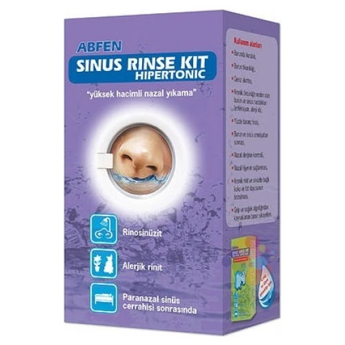 Abfen Sinus Rinse Kit Hipertonik Yetişkin ürün görseli