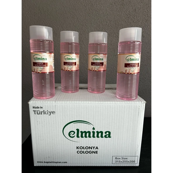 Kolonya 400 ml Amber 4'lü - 1