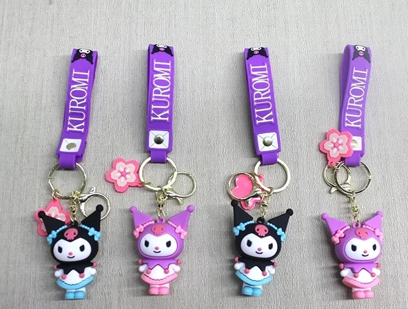 Kuromi Silikon Anahtarlık Alk4259 ürün görseli 1