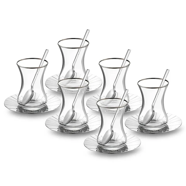 Jumbo Sedna 18 Parça Çelik Çay Seti ürün görseli 1