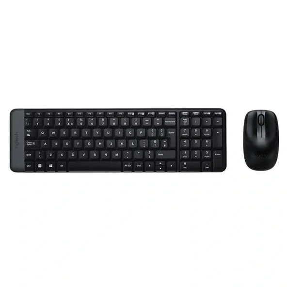Logitech Mk220 Q Tr Siyah Kablosuz Klavye Mouse Set