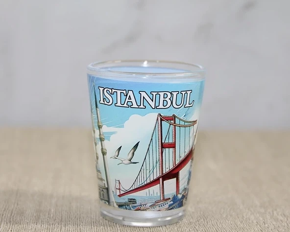 İstanbul Temalı Cam Shot Bardak Alk4357 ürün görseli 1