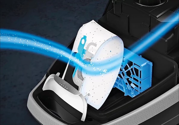 Siemens VSC3A210 iQ300 Toz torbalı Süpürge - 7