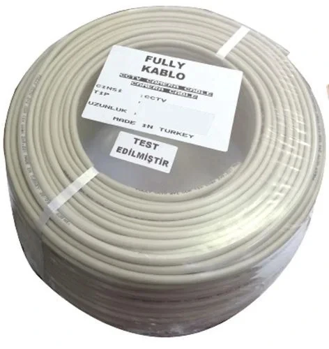 Fully Cctv 0.50mm 2+1 100mt Kamera Kablosu