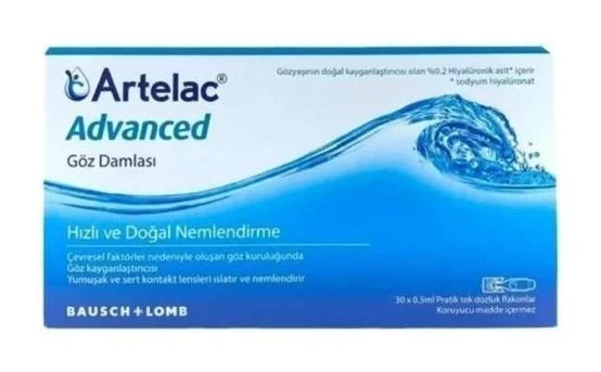 Bausch&Lomb Artelac Advanced Göz Damlası %0.2 0.5ml | 30 Flakon 3 Adet ürün görseli