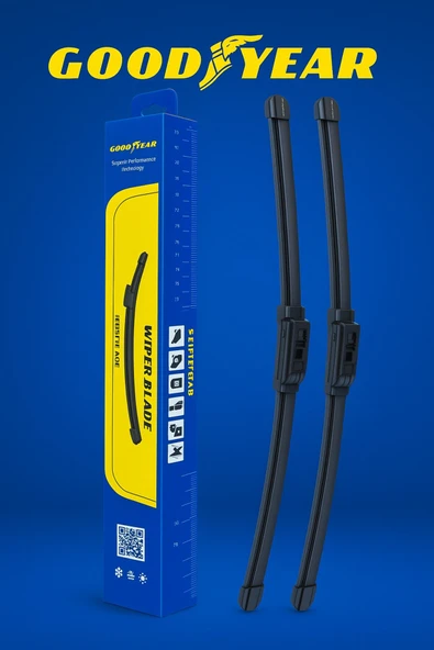 Goodyear MITSUBISHI Carisma Hatcback DA 1995-2003 Silecek Süpürgesi Ön Muz Tipi 530mm+500mm - Resim 2