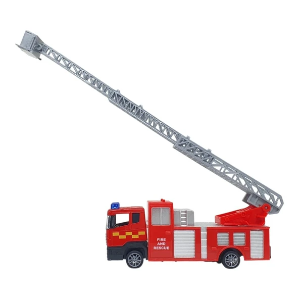Su Tankeri Taşıyan Sürtmeli İtfaiye Araç Seti - İtfaiye Seti - Resim 4
