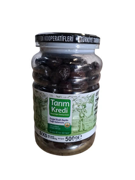 Tarım Kredi Yağlı Salamura Zeytin S-XS 500 Gr ürün görseli