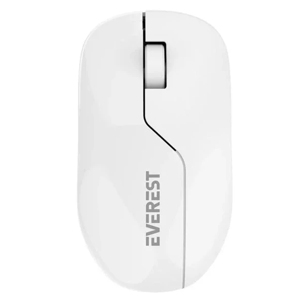 Everest Smw-973 Usb Beyaz-mavi 2.4ghz 1200dpı Kablosuz Optik Mouse 5 Metre Menzilli - 2