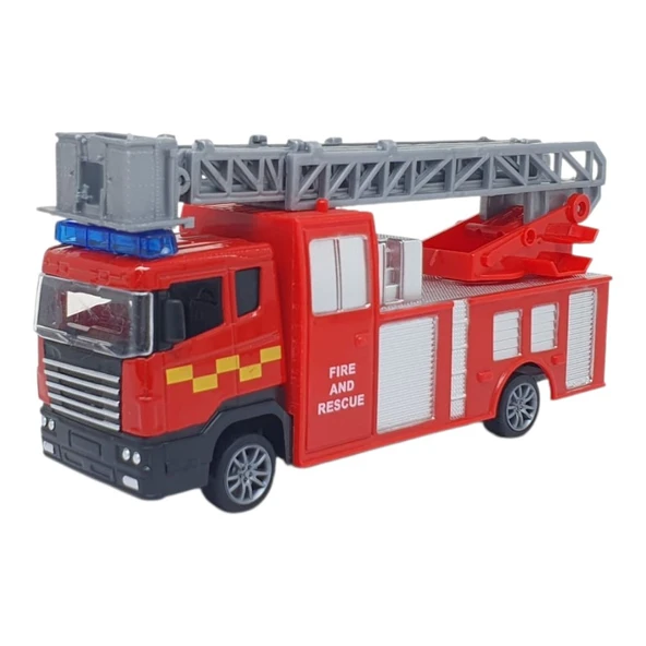 Su Tankeri Taşıyan Sürtmeli İtfaiye Araç Seti - İtfaiye Seti - Resim 5