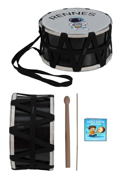 Rennes DVL-31BRW Örf Aletleri Özel Tasarım Çocuk Davulu 30 cm - 2