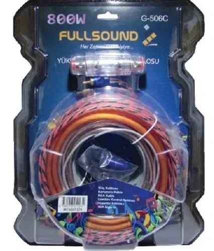 800w 8ga Oto Amfi Kablo Seti ürün görseli