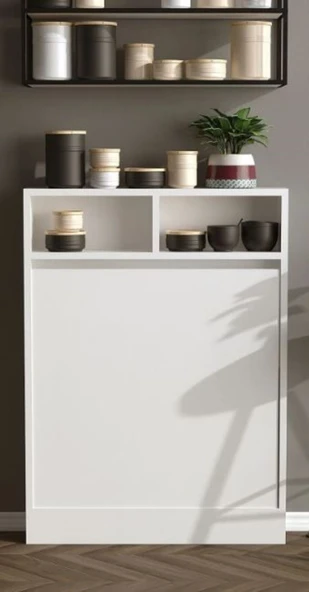 Decormet Bracked Çok Fonksiyonlu Masa Beyaz - Resim 8