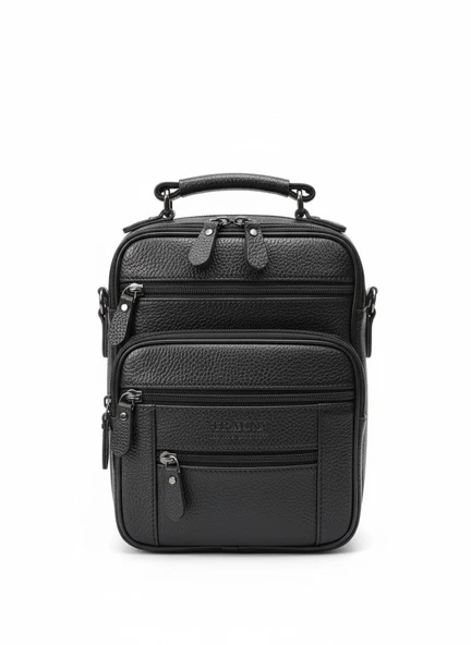 El Çantası Hakiki Deri Omuz Askılı %100 Orjinal Premium Kalite Çok Gözlü Model 8683255014019 - 4