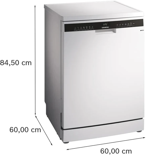 Siemens SN23EW63KT iQ300 Solo Bulaşık Makinesi 60 cm Beyaz - 4