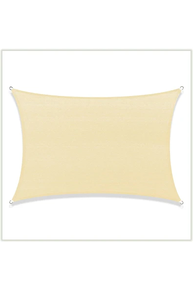 Yıldızhome Sizenelazım Su Geçirmez Oxford Kumaş Krem Gölgelik 3x4mt - Resim 2