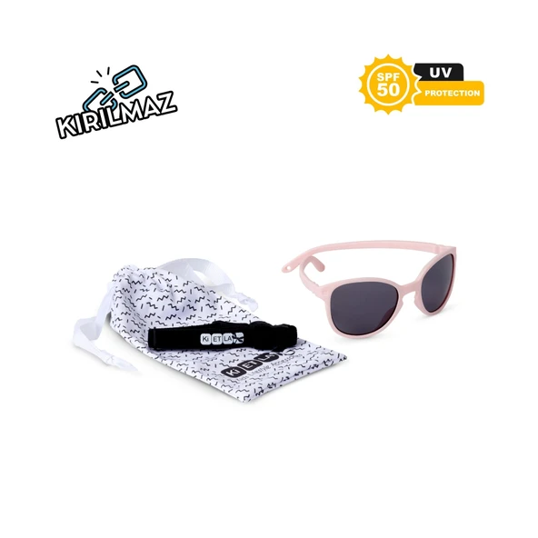 Kietla Wazz Güneş Gözlüğü 1-2 Yaş Blush Pink  Açık Pembe 1-2 Yaş - Resim 3