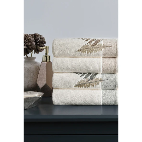 ÖZDİLEK COTTON BLİSS RENKLİ 4LÜ KUTULU HAVLU ürün görseli