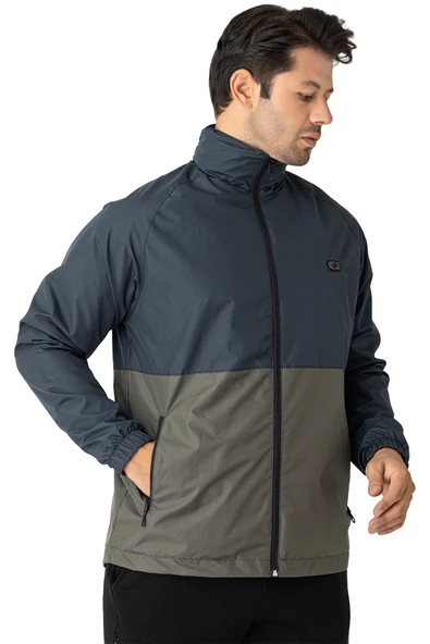 Crozwise Haki Erkek Su Geçirmez Yağmurluk / Rüzgarlık - 5038-04 - Resim 3
