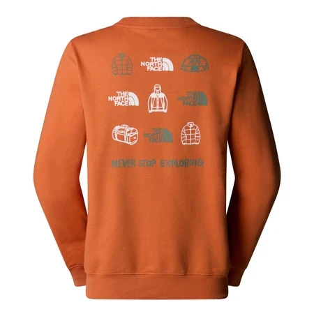 The North Face outdoor graphıc crew ıron bronze - 3