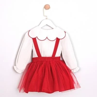 Kız Bebek Çocuk Tütülü Yılbaşı Elbise Takımı CMN-3750 - Resim 3