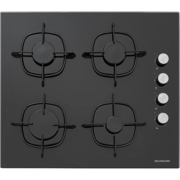 Silverline BO6502B02 - CS5335B01 - 3490 Oslo Siyah Ankastre Set - Resim 3