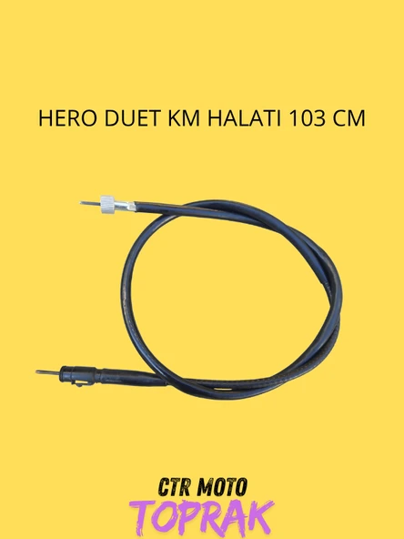 Hero Duet KM Halatı 103 cm – Hız Göstergesi Tahrik Kablosu Scooter Uyumlu