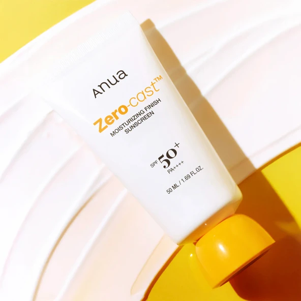 Anua - Zero-Cast Moisturizing Finish Sunscreen(Suya Dayanıklı Güneş Kremi) - Resim 2