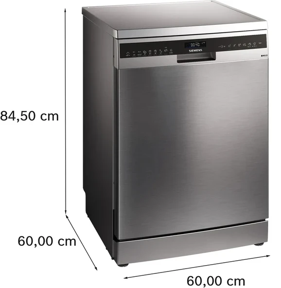 Siemens SN25EI70MT iQ500 Solo Bulaşık Makinesi 60 cm Paslanmaz çelik parmak izi tutmaz - 4