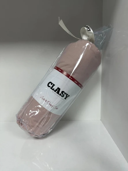 Clasy Ranforce Lastikli Çarşaf Seti Tek Kişilik Düz Krem - Resim 2