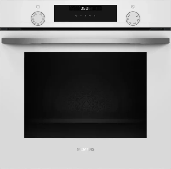 Siemens HU717ABV0T iQ300 Buhar Destekli Ankastre Fırın 60 x 60 cm Beyaz - 1