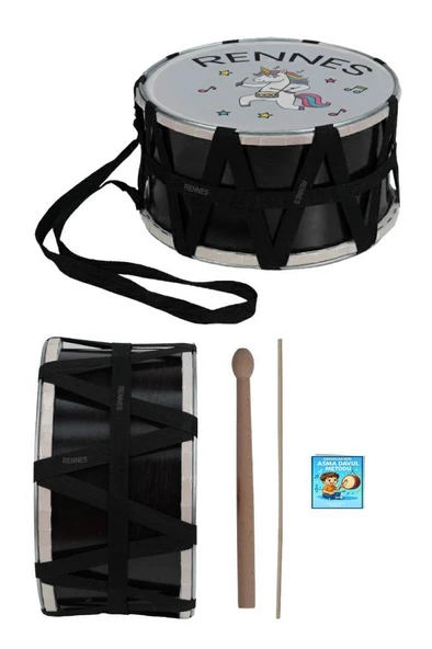 Rennes DVL-33BRW Örf Aletleri Özel Tasarım Çocuk Davulu 30 cm - 2