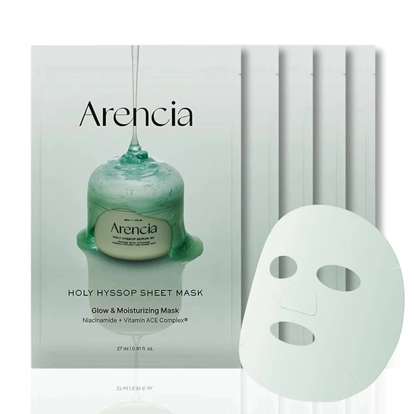 Arencia - Holy Hyssop Sheet Mask - Resim 2