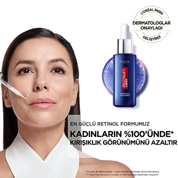 Loreal Paris Revitalift Lazer %0.2 Saf Retinol Gece Serumu 30 ml - Resim 6