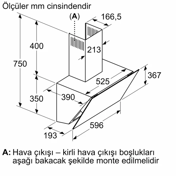 Siemens LC67KPJ20T iQ500 Duvar Tipi Davlumbaz 60 cm Beyaz Cam Yüzey - 7