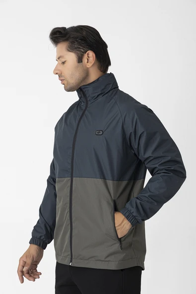 Crozwise Haki Erkek Su Geçirmez Yağmurluk / Rüzgarlık - 5038-04 - Resim 2