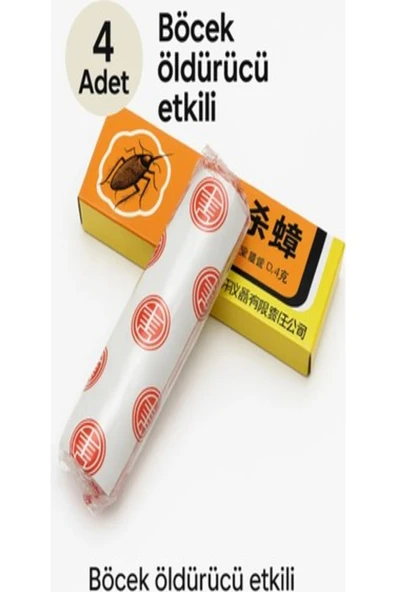 4 Adet Haşere Tebeşiri - Böcek Önleyici Tebeşir - Etkili Hamam Böceği ve Karınca Kovucu (7474) - Resim 10