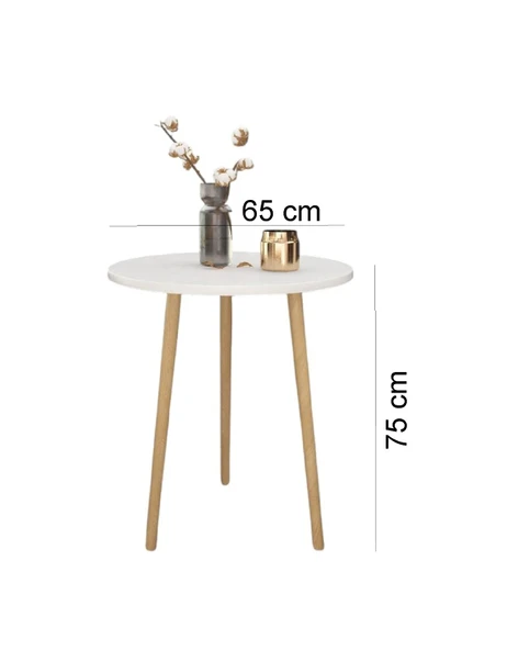 ED Çok Amaçlı Oval Mutfak Salon Sehpası