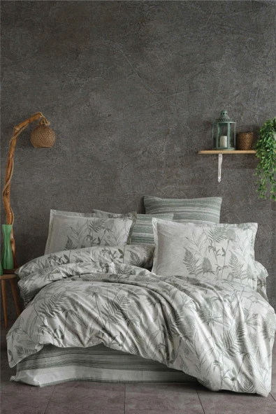 Çift Kişilik Nevresim Takımı Tuva Yeşil - Resim 2