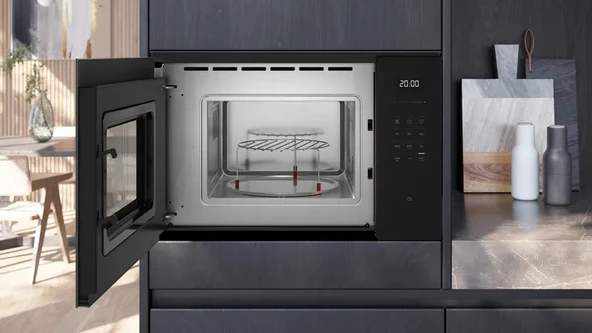 Siemens BE525LMB2 iQ500 Built-In Microwave with grill Siyah - 4