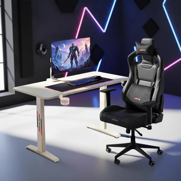 xDrive Rüzgar Oyuncu Masası Siyah (160x70) ürün görseli