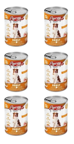 Kuzu Etli Yetişkin Yaş Köpek Maması 400 G-6 Adet