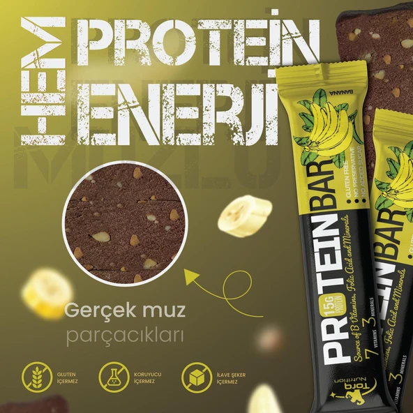 Protein Bar Tanışma Paketi 50 gr. x 3 adet - 6
