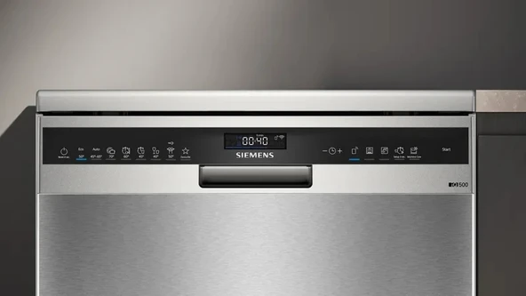Siemens SN25EI83CT iQ500 Solo Bulaşık Makinesi 60 cm Paslanmaz çelik parmak izi tutmaz - 3