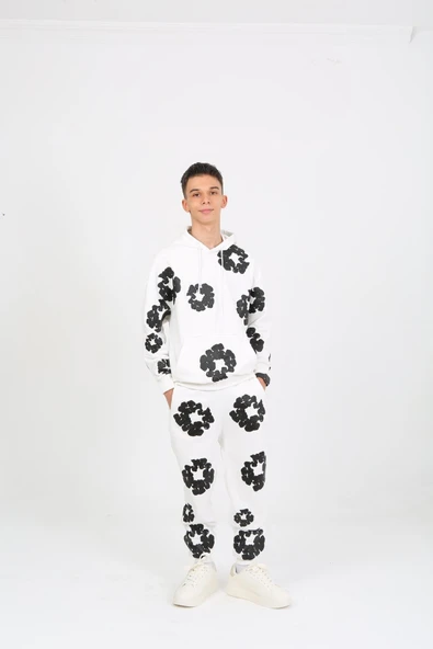 Çocuk Kapşonlu Eşofman Takımı MRN-2077 - Resim 10