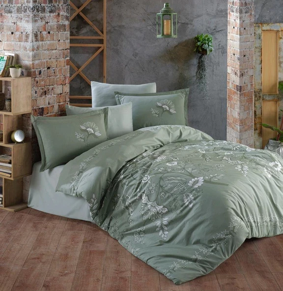 Clasy Ranforce Yatak Örtüsü Çift Kişilik Mohana V1 ürün görseli