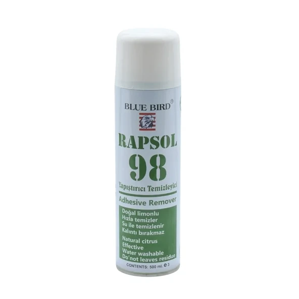 Bluebird Rapsol 98 Yapıştırıcı Temizleyici Sprey (500 ml.) ürün görseli