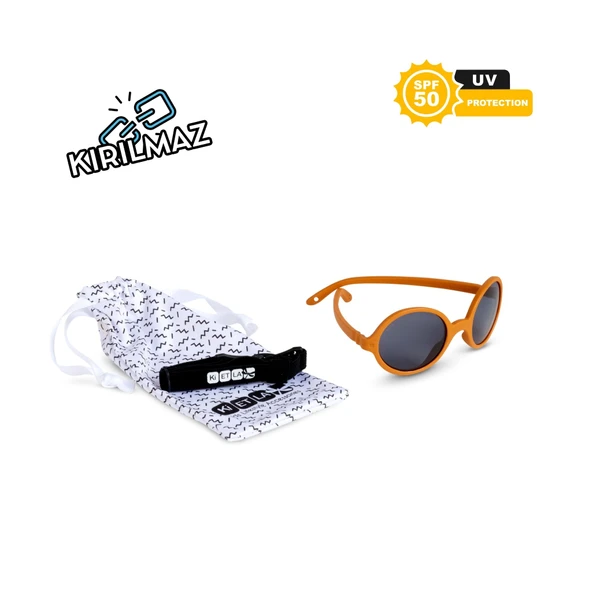 Kietla Rozz Güneş Gözlüğü 1-2 Yaş Golden Sand  Kahverengi 1-2 Yaş - Resim 3