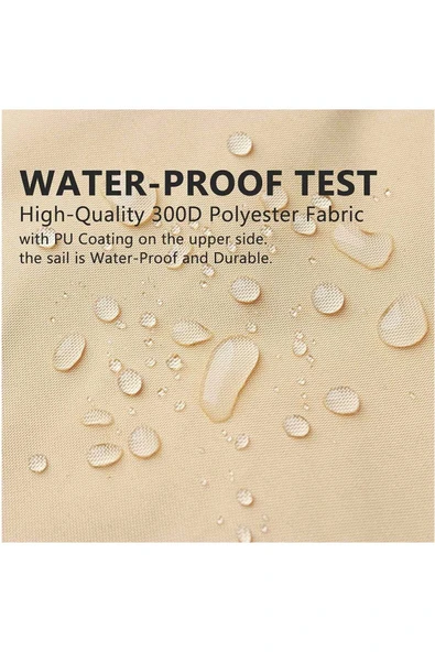 Yıldızhome Sizenelazım Waterproof Gölgelik Oxford Kumaş 300 D M² 200 Gram 3x2mt - Resim 3